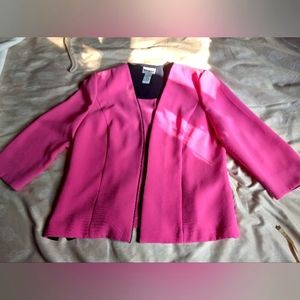 Vintage Hot Pink Blazer ((14)) Perceptions-
